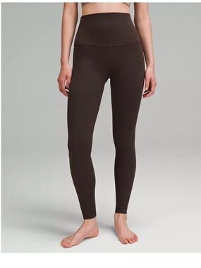 Espresso Lululemon Align Super High Rise 28”